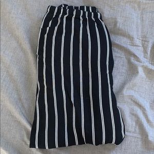 Brandy Melville striped flow pants